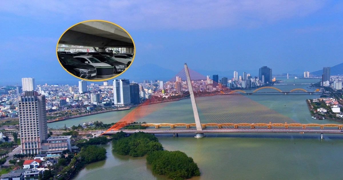 Khi nào bãi đỗ xe dưới gầm cầu biểu tượng kiến trúc Đà Nẵng mới được di dời?