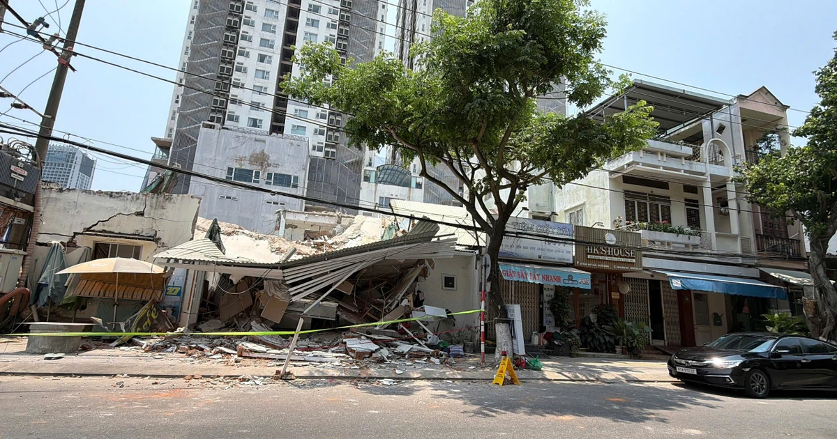 Ớn lạnh hiện trường tháo dỡ công trình gây sập nhà dân ở Đà Nẵng