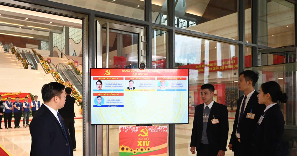 Kích hoạt hệ thống camera AI bảo vệ an ninh Đại hội XIV của Đảng