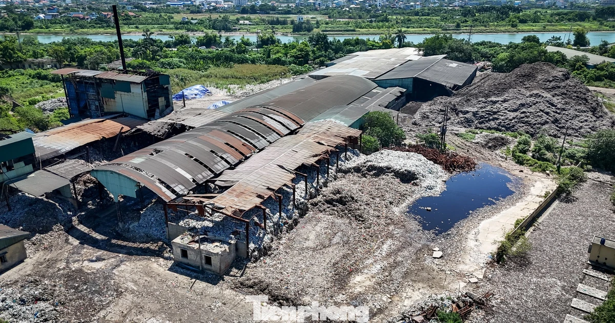Cận cảnh 'núi rác' 300.000 tấn tại Hưng Yên chờ xử lý sau chỉ đạo 'nóng' của Chủ tịch tỉnh
