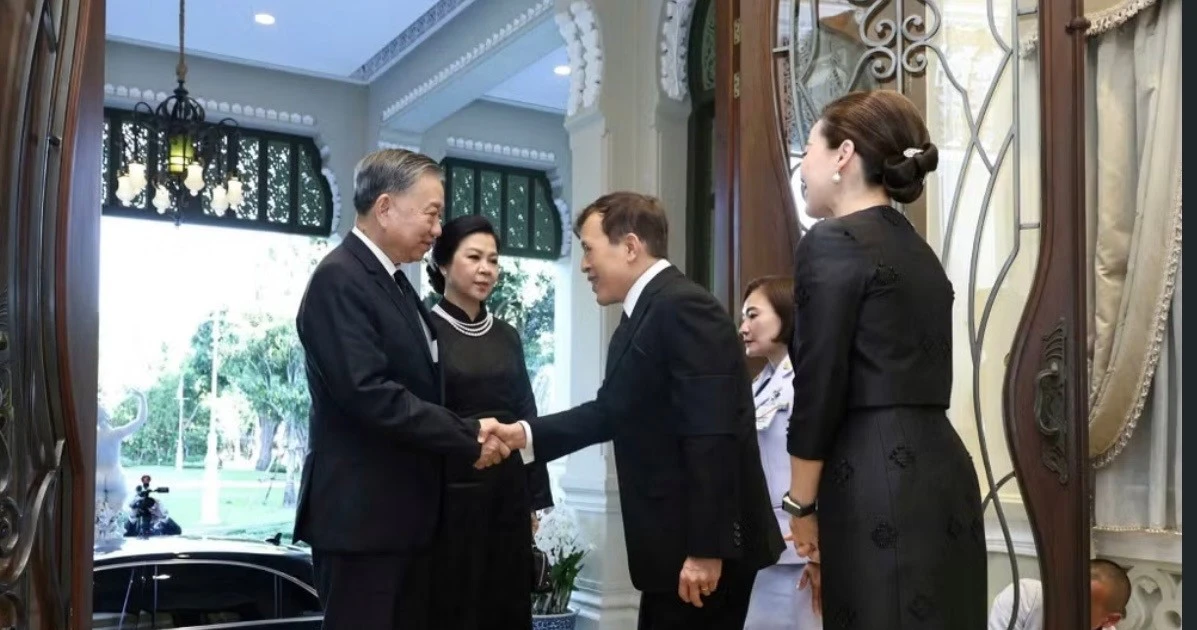 Tổng Bí thư, Chủ tịch nước Tô Lâm cùng Phu nhân hội kiến Nhà vua và Hoàng hậu Thái Lan