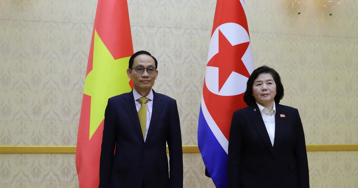 Đặc phái viên của Tổng Bí thư, Chủ tịch nước Tô Lâm làm việc tại Triều Tiên