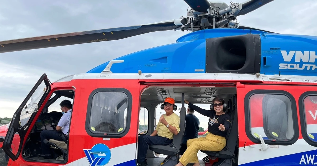 Gần 19 triệu đồng bay trực thăng ngắm TPHCM 1 tiếng