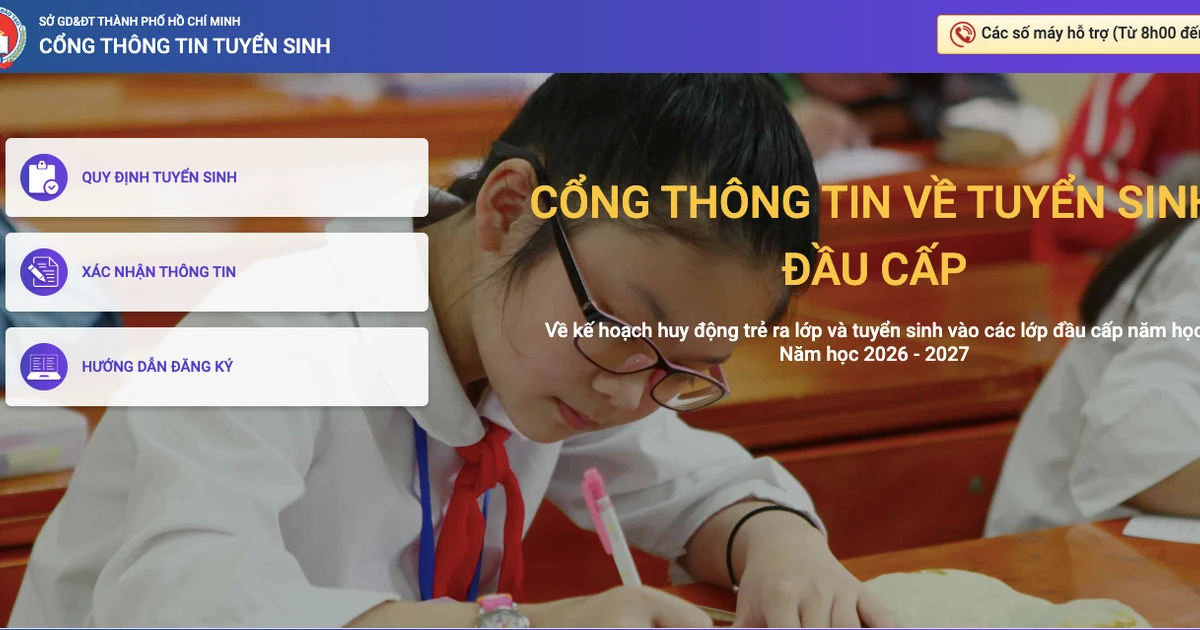 Phụ huynh hoảng hồn vì khó đăng nhập hệ thống tuyển sinh đầu cấp ở TPHCM