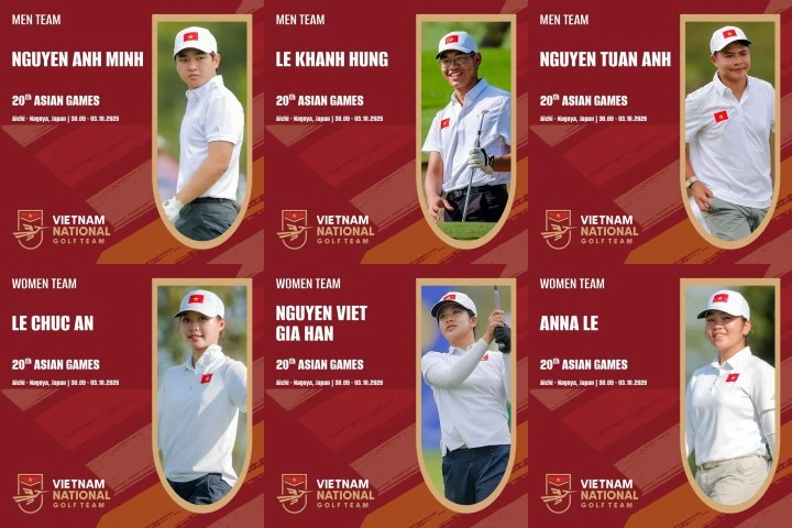 Đội tuyển golf Việt Nam chốt đội hình dự ASIAD 20, Anh Minh lĩnh xướng tuyển nam