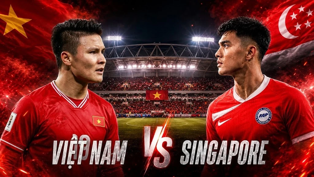 Trực tiếp Việt Nam vs Singapore (20h00 ngày 31/7): Sư tử lại lép vế