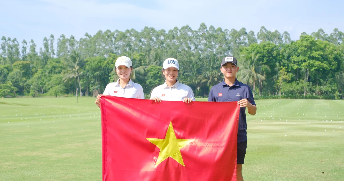 Ba golfer trẻ Việt Nam nhận gói hỗ trợ 200 triệu đồng trước ASIAD 2026