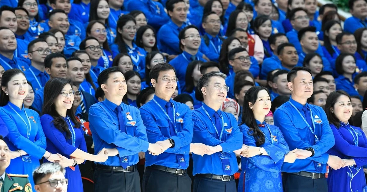 Toàn cảnh hội nghị kết nối hơn 1 triệu cán bộ, đoàn viên học tập Nghị quyết Đại hội Đoàn XIII