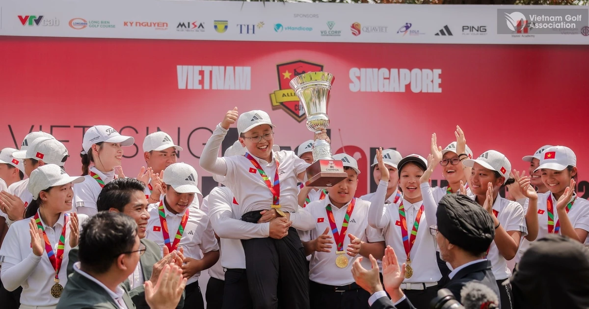Tuyển golf trẻ Việt Nam vô địch mùa giải đầu tiên Viet - Sing Junior Alliance Cup 2026