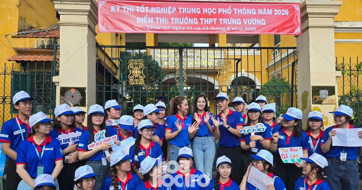 Tiếp sức mùa thi 2026: Hoa hậu Hà Trúc Linh, Phương Linh đồng hành sĩ tử 2K8