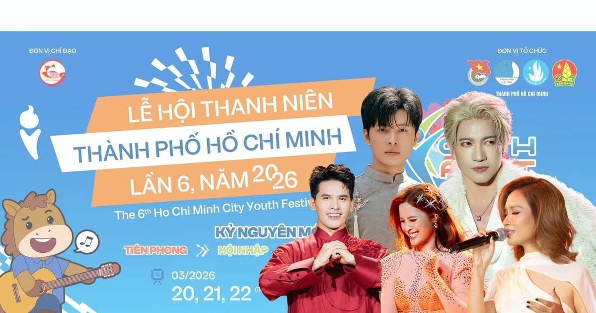 Quốc Thiên, Đông Nhi, S.T Sơn Thạch biểu diễn tại Lễ hội Thanh niên TP.HCM 2026