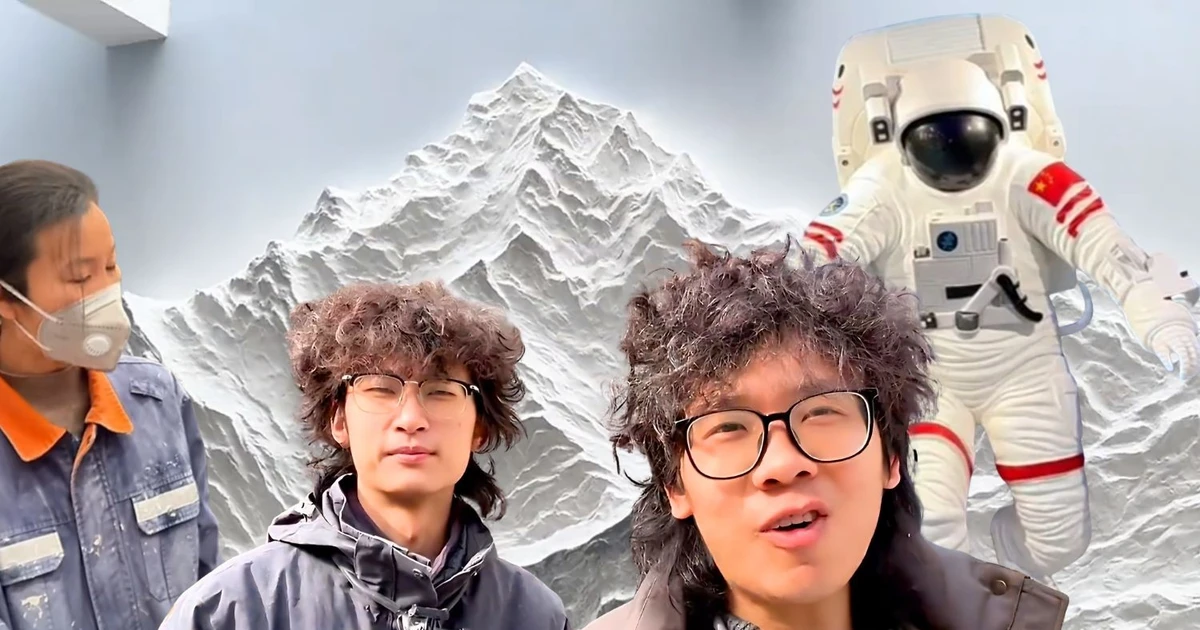 Biến những mảng tường trơn thành tác phẩm 3D, Gen Z xứ Trung kiếm tiền tỷ