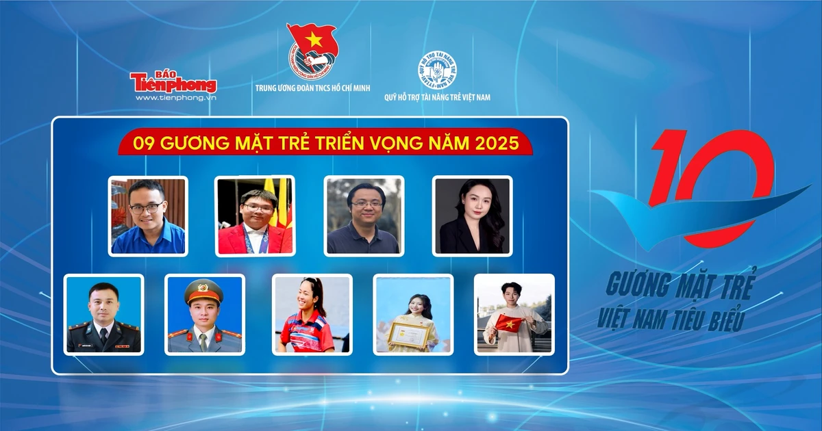 Công bố danh sách Gương mặt trẻ Việt Nam triển vọng năm 2025