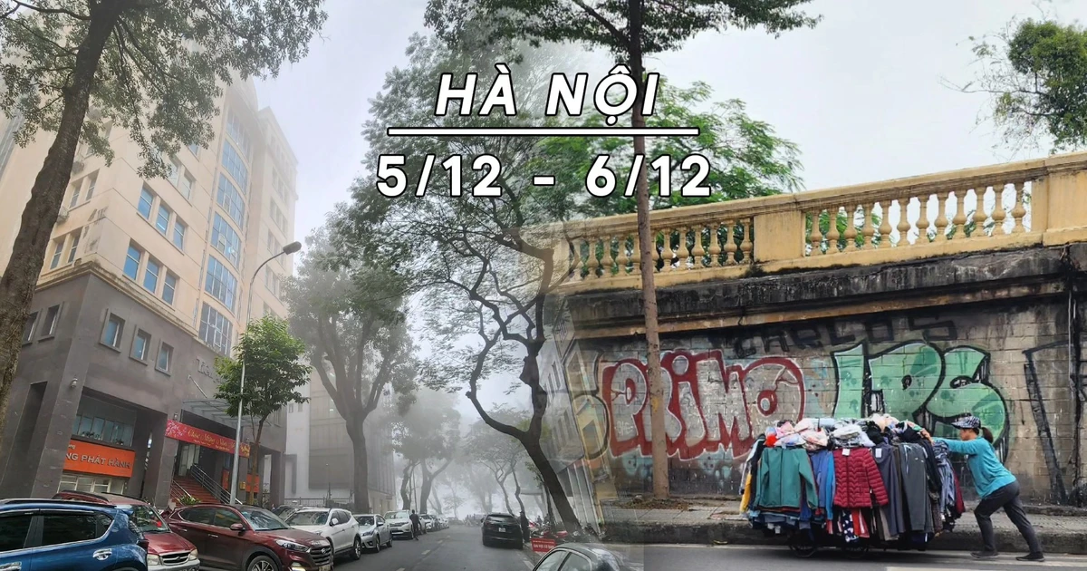 Hà Nội trời rét, chuyển mưa vài nơi