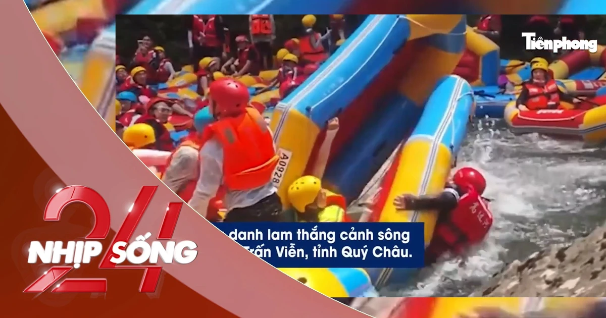 NHỊP SỐNG 24: Hàng trăm thuyền cao su kẹt cứng, chồng lên nhau ở khu du lịch Trung Quốc