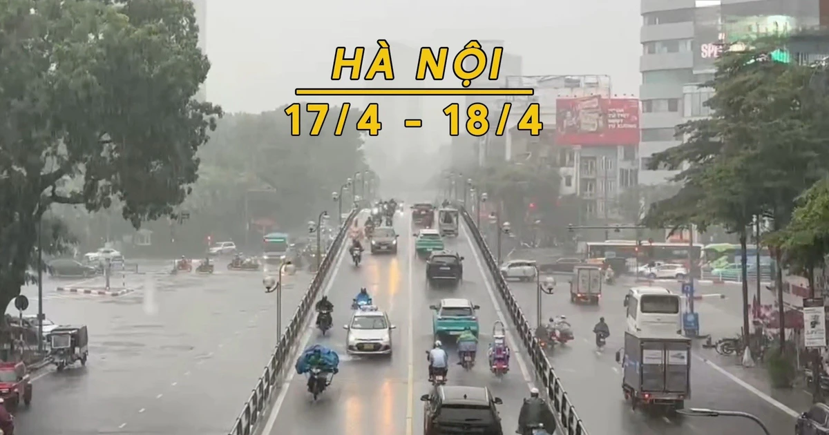 Hà Nội có mưa rải rác, nhiệt hạ nhẹ