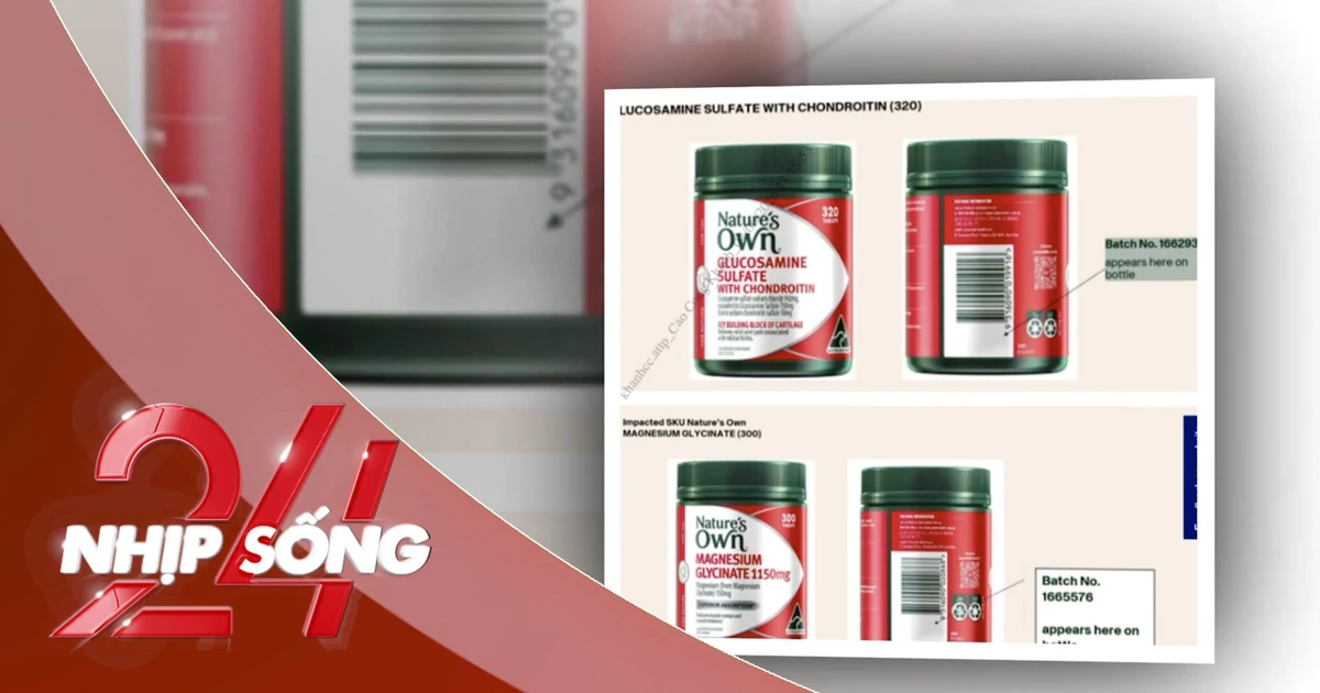 NHỊP SỐNG 24: Bộ Y tế kiểm tra 2 thực phẩm chức năng bị cảnh báo lẫn mảnh kính