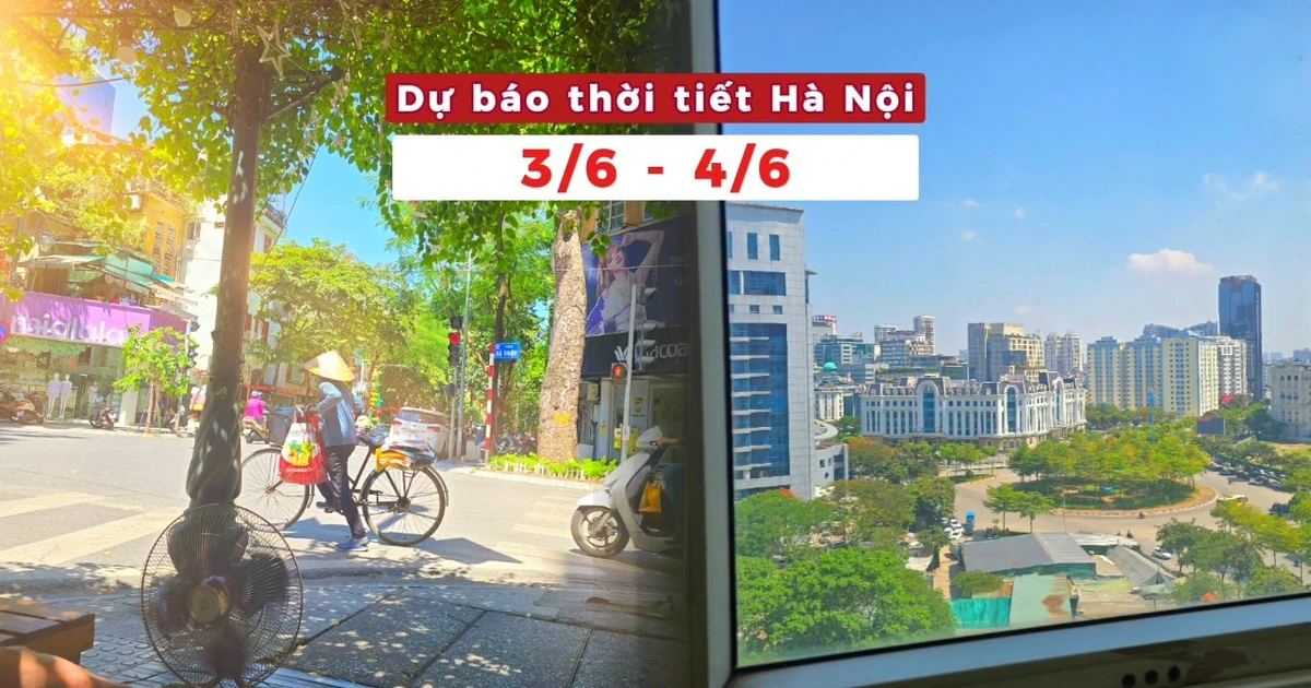 Dự báo thời tiết Hà Nội ( 3 - 4/6): Mây thay đổi, trời nóng oi kéo dài, đêm có thể xuất hiện mưa dông