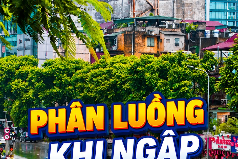 TP NOW: Kịch bản phân luồng giao thông khi Hà Nội ngập úng