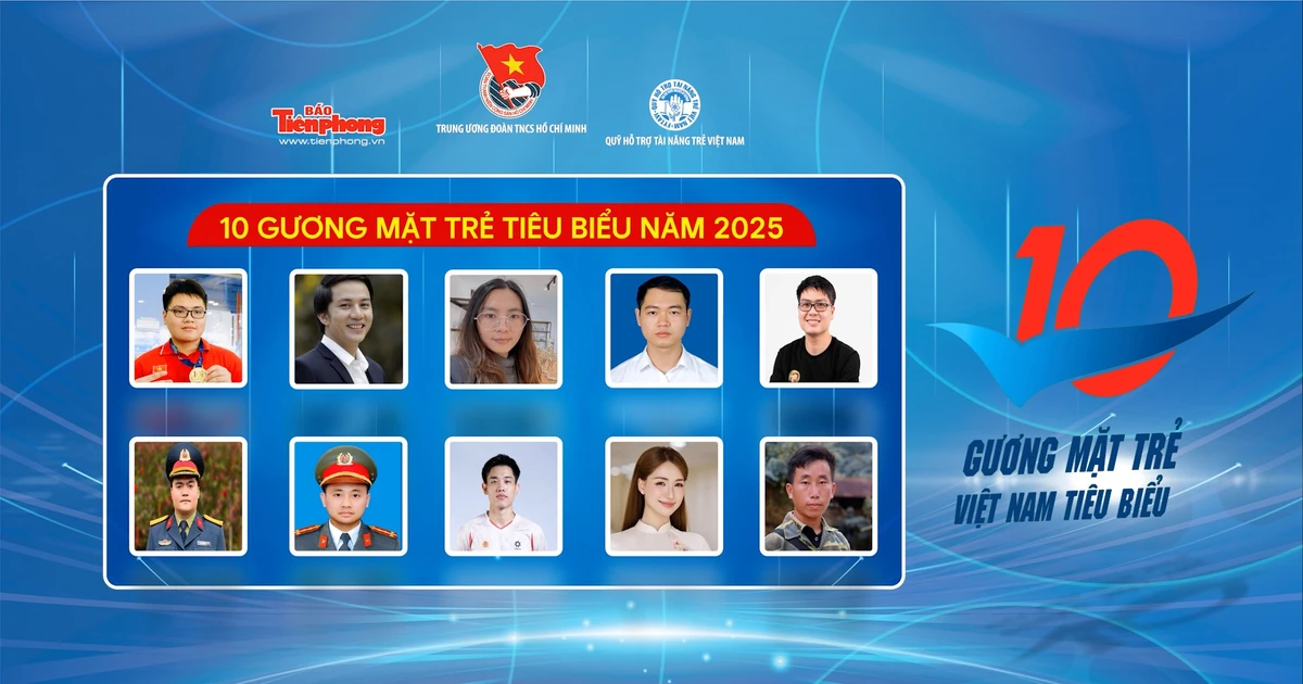 Công bố danh sách 10 Gương mặt trẻ Việt Nam tiêu biểu năm 2025