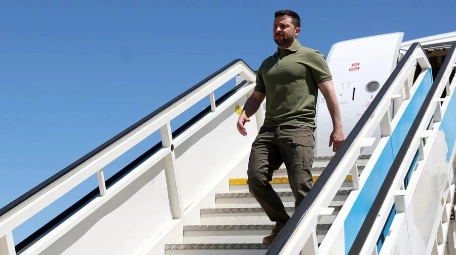 Tổng thống Ukraine Zelensky đến Bỉ dự hội nghị thượng đỉnh Liên minh châu Âu