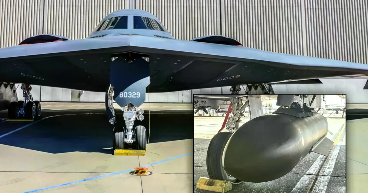 Mỹ thả bom nặng hơn 2 tấn xuống trận địa tên lửa của Iran