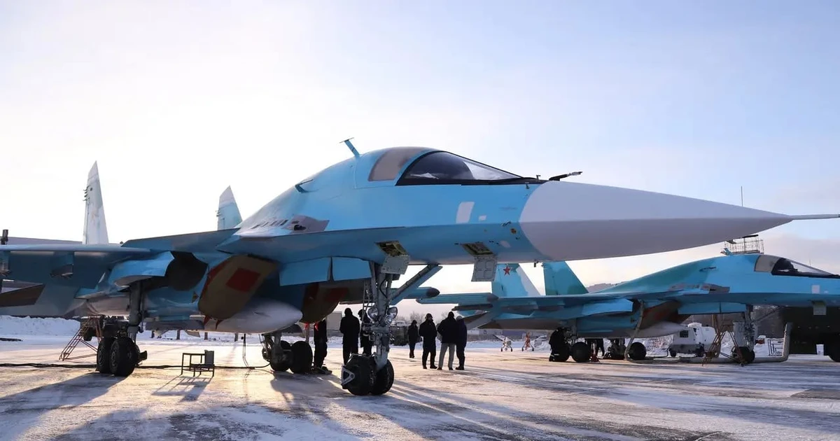 Nga bổ sung lô cường kích - ném bom Su-34 mới vào kho vũ khí