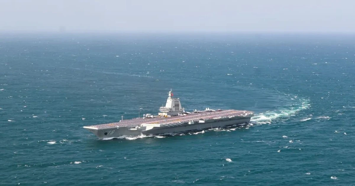 Trung Quốc đưa tàu sân bay Phúc Kiến huấn luyện cùng nhóm tác chiến