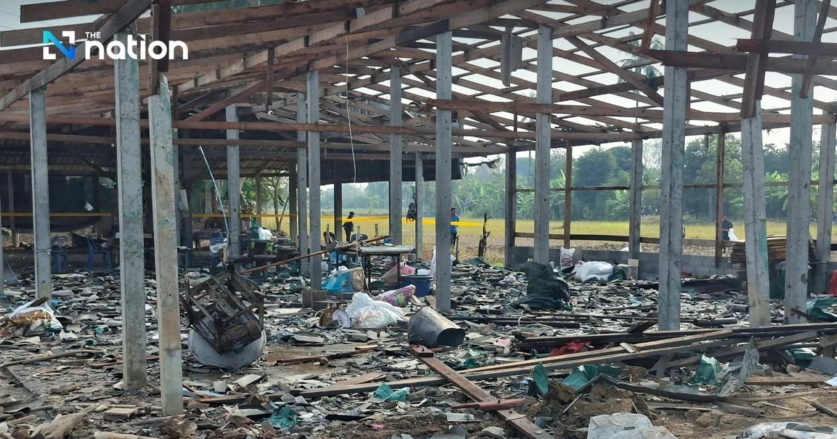 Nổ lớn ở nhà máy pháo hoa Thái Lan, nhiều người thương vong