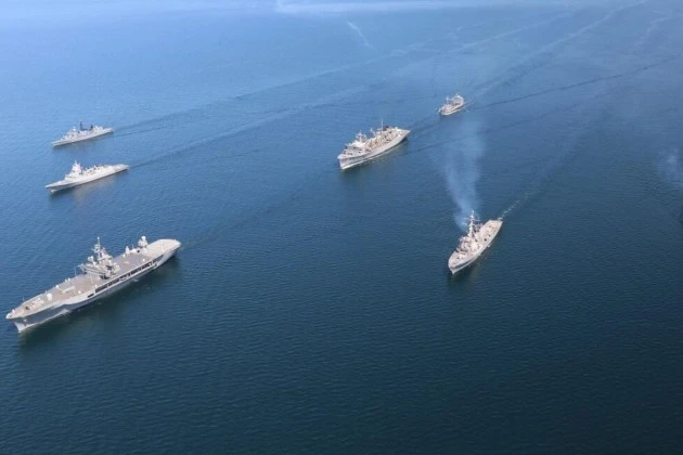 NATO điều 20 tàu chiến tập trận trên Biển Baltic