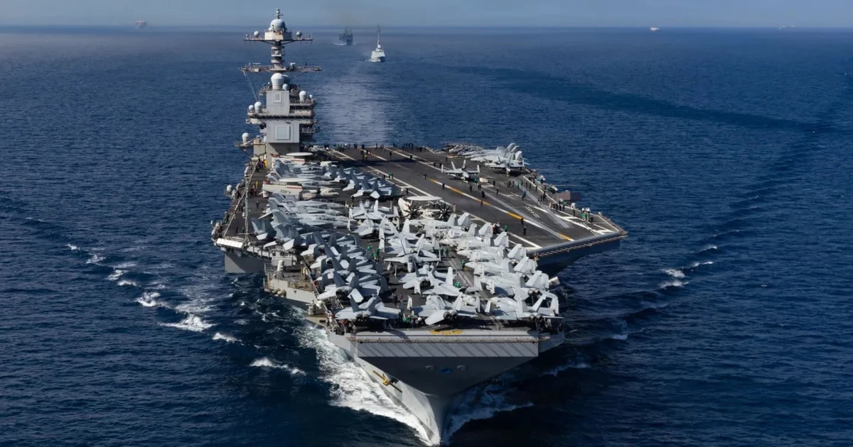 Mỹ điều động siêu tàu sân bay USS Ford đến Caribe