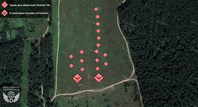 Ảnh vệ tinh tiết lộ Nga xây dựng gần 20 nhà chứa UAV gần biên giới Ukraine