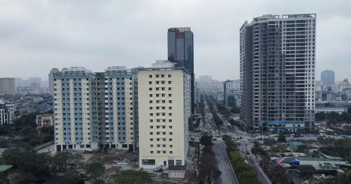 Chung cư tái định cư trên 'đất vàng' Hà Nội chuẩn bị đón dân vào ở