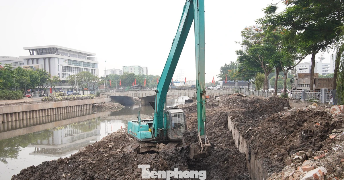 Dự án dẫn nước lưu vực sông Tô Lịch hơn 680 tỷ gặp khó trong việc tìm bãi đổ đất thải