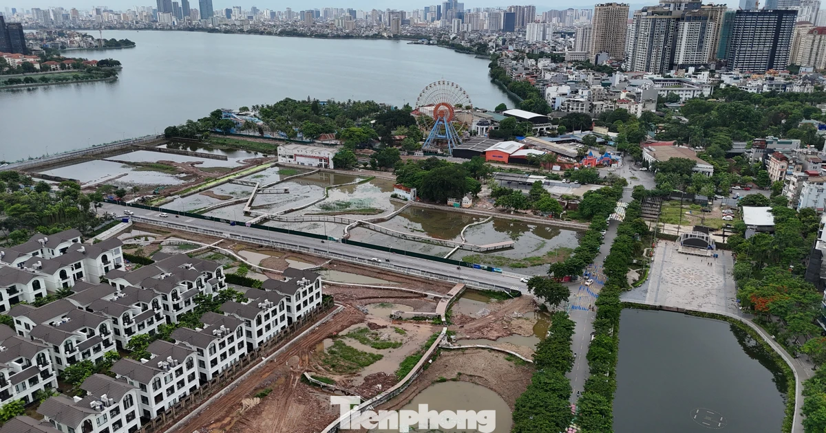 Hoàn thiện cải tạo 3 hồ Sen để chuẩn bị nhận nước bổ cập cho hồ Tây