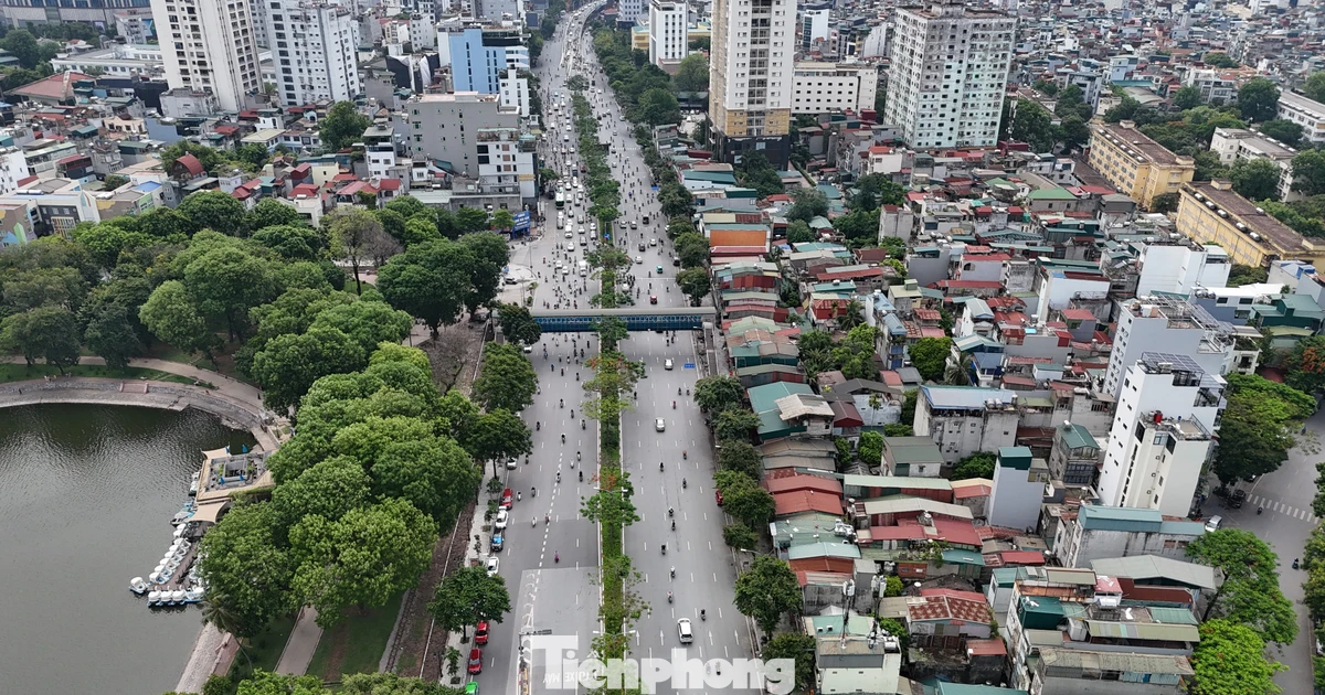 Cận cảnh khu vực sẽ di dời 110 hộ dân để làm bãi đỗ xe tĩnh trên đường Đại Cồ Việt