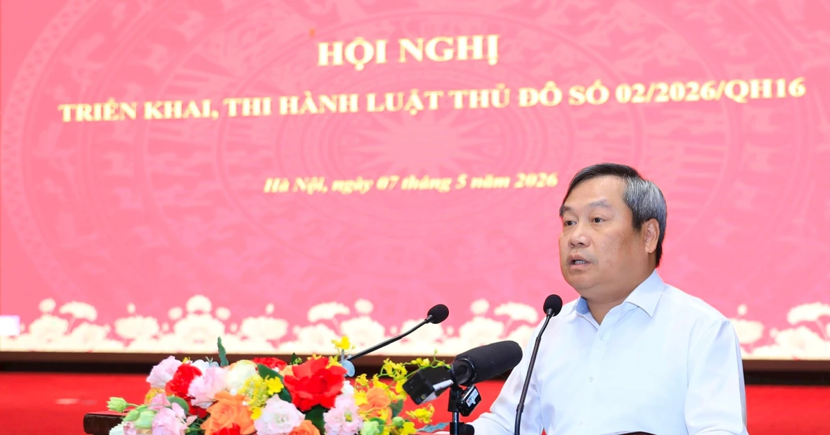 Chủ tịch Hà Nội đặt thời hạn hoàn thành hơn 150 nhiệm vụ triển khai Luật Thủ đô 2026