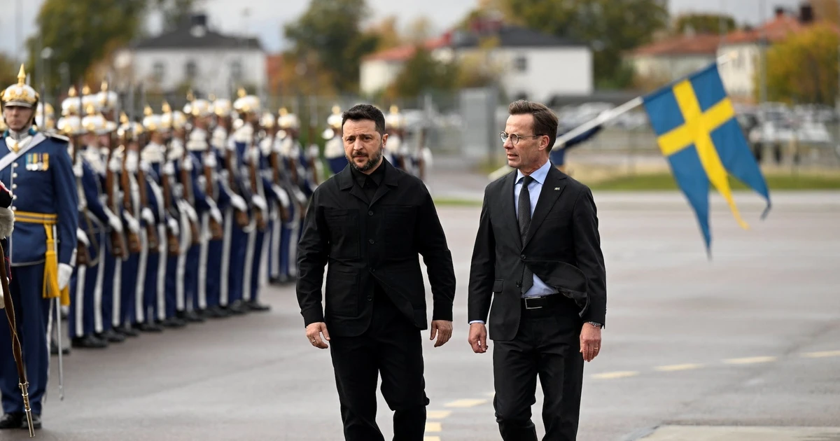 Tổng thống Ukraine thăm Thụy Điển, kỳ vọng về thỏa thuận máy bay chiến đấu