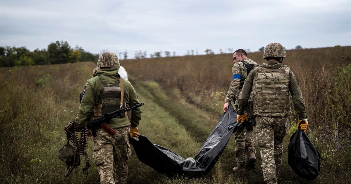 Ukraine nhận thi thể 1.000 binh sĩ tử trận