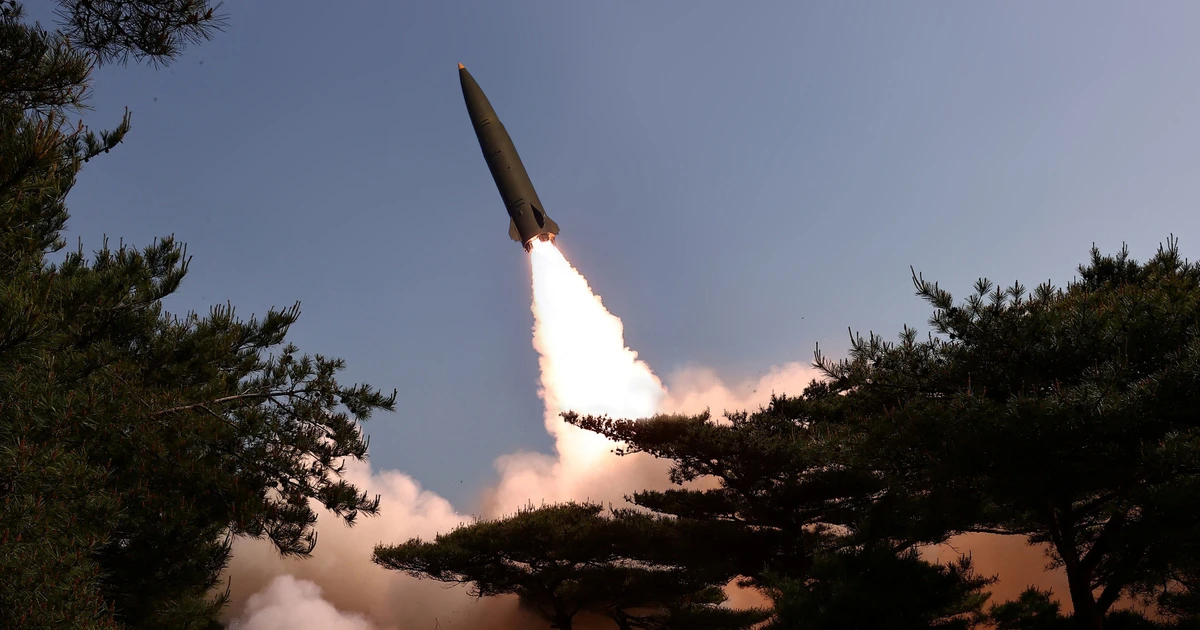 Triều Tiên phóng tên lửa đạn đạo từ vùng gần biên giới Trung Quốc