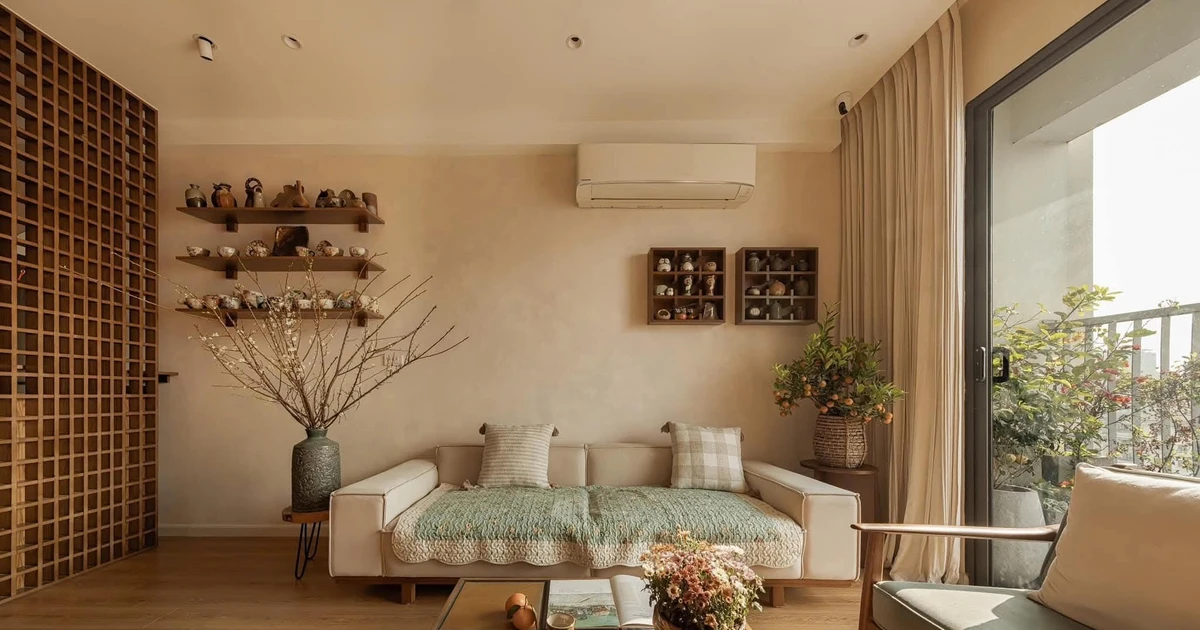 Ấn tượng với căn hộ phong cách Wabi Sabi