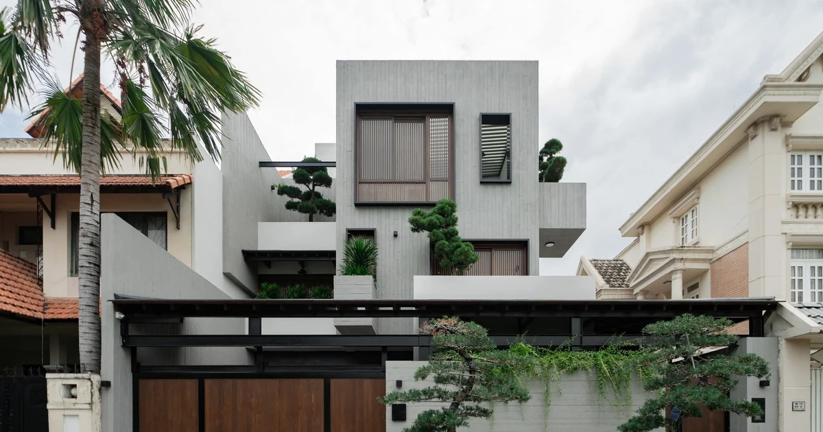 Ngôi nhà mang tinh thần tối giản, yên bình giữa phố thị