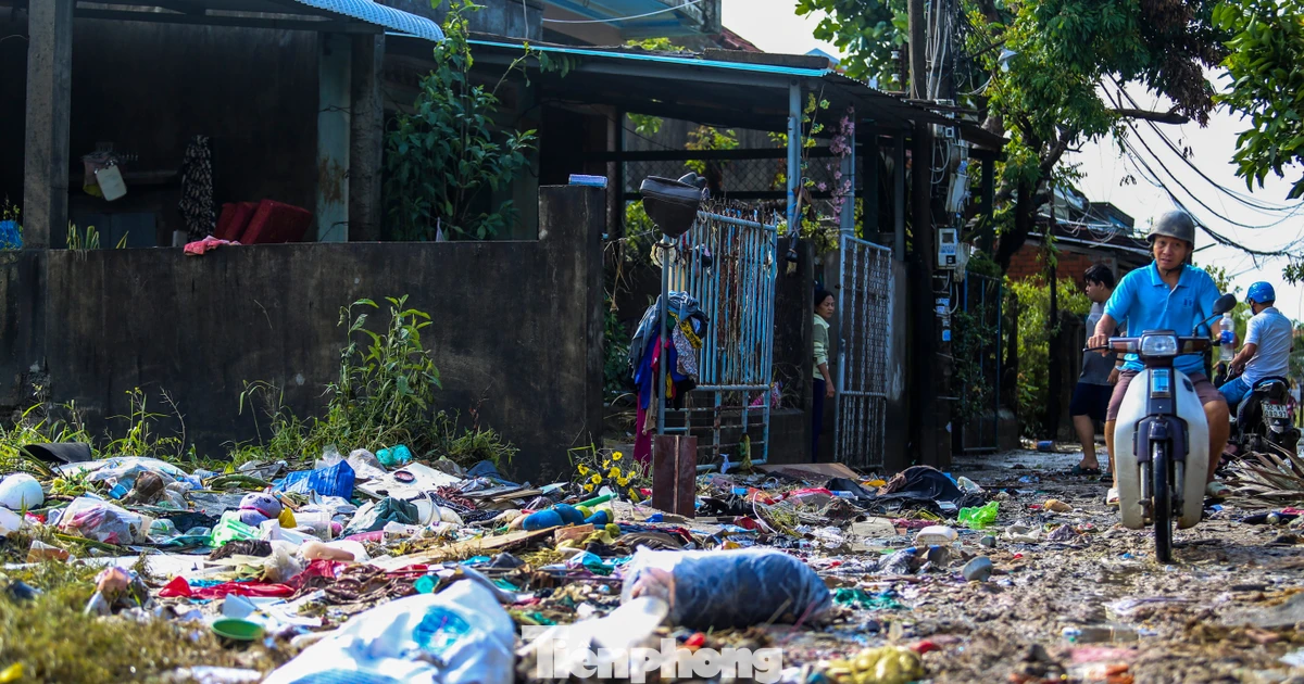 Đống đổ nát sau trận lũ lịch sử