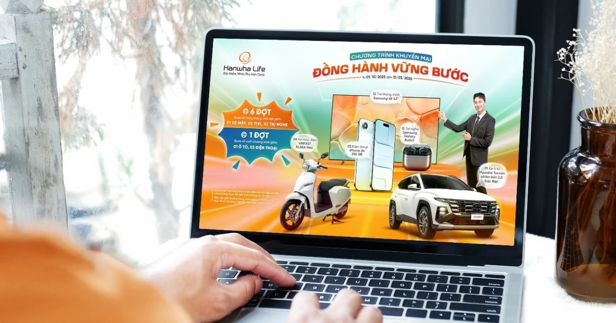 Thêm nhiều khách hàng trúng xe máy, tivi khi tham gia bảo hiểm Hanwha Life Việt Nam