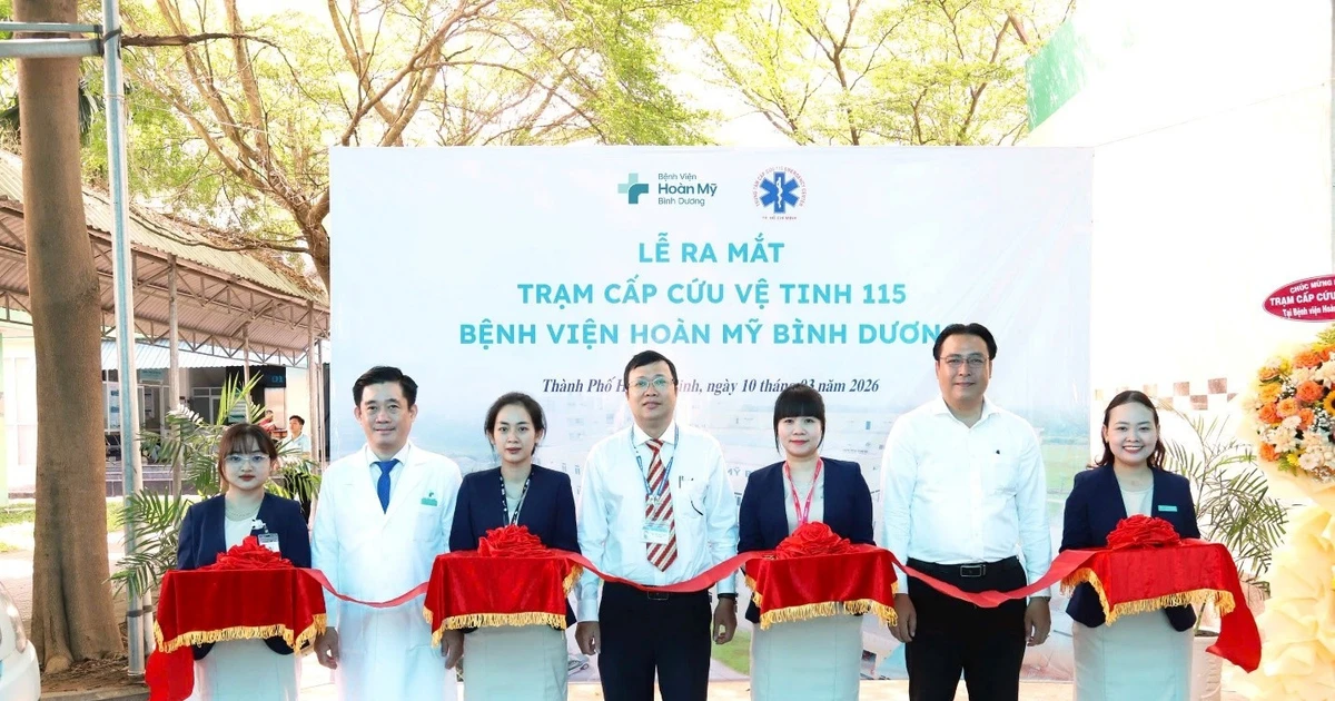 Bệnh viện Hoàn Mỹ Bình Dương ra mắt Trạm Cấp cứu Vệ tinh 115