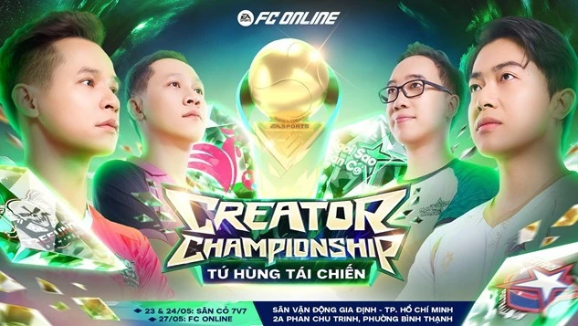 Refund Gaming, SBTC, Ngôi Sao Sân Cỏ và All Stars SG F.C hội ngộ tại FC Online Creator Championship-Tứ Hùng Tái Chiến