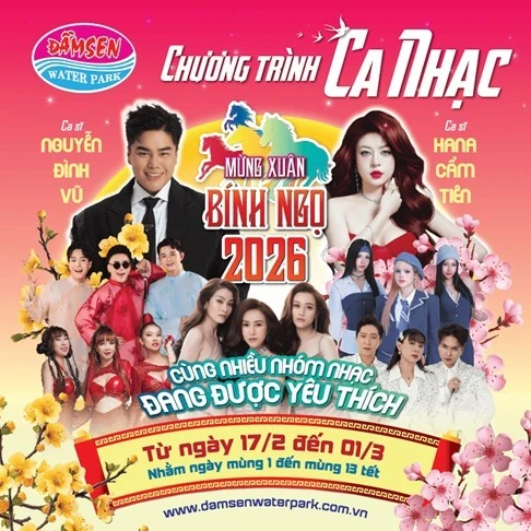 Tết Bính Ngọ 2026: 'Quẩy' hết mình tại đầm sen nước, rinh xe Vinfast về nhà