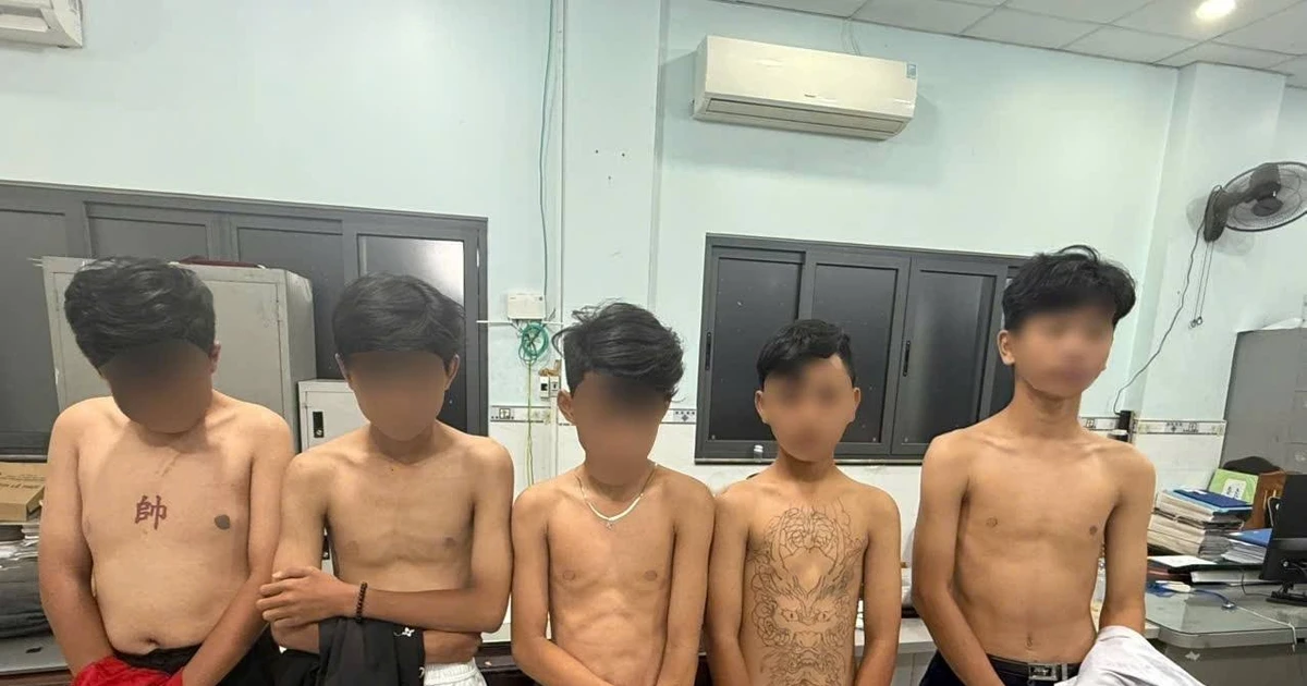 Nhóm học sinh THCS xăm trổ hẹn nhau 'giải quyết mâu thuẫn'