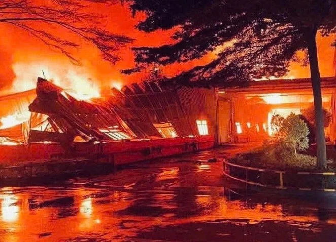‘Biển lửa’ bao trùm công ty gỗ rộng hơn 1,7 ha ở TPHCM