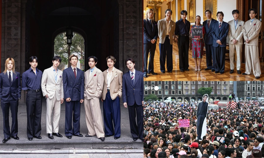 BTS quá đỉnh, "gọi trước" 5 tiếng có liền 50.000 fan đến Cung điện Quốc gia Mexico